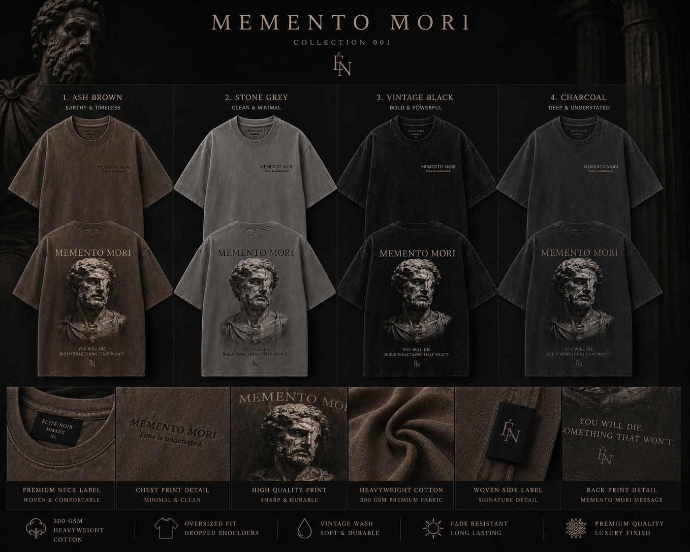 MEMENTO MORI product mockup